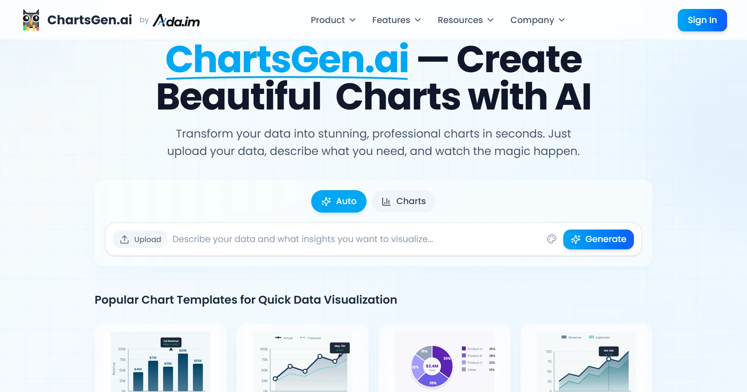ChartGen AI