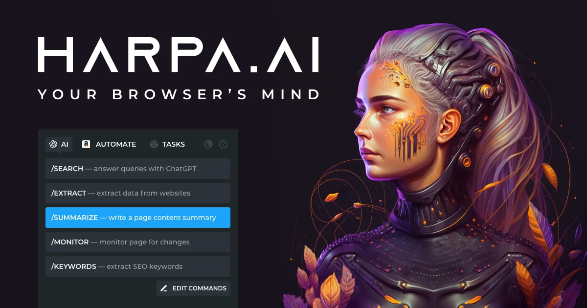 HARPA AI Browser Copilot