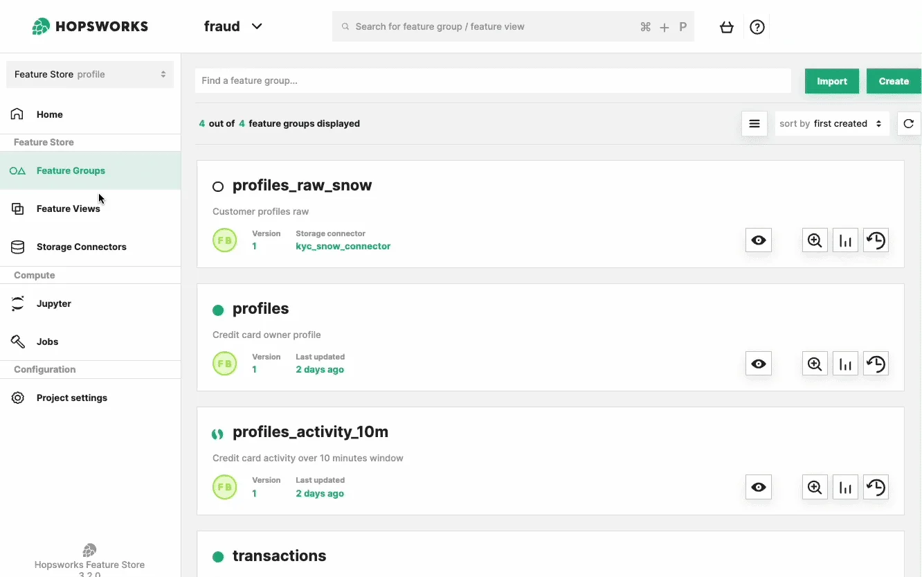 Hopsworks AI Features