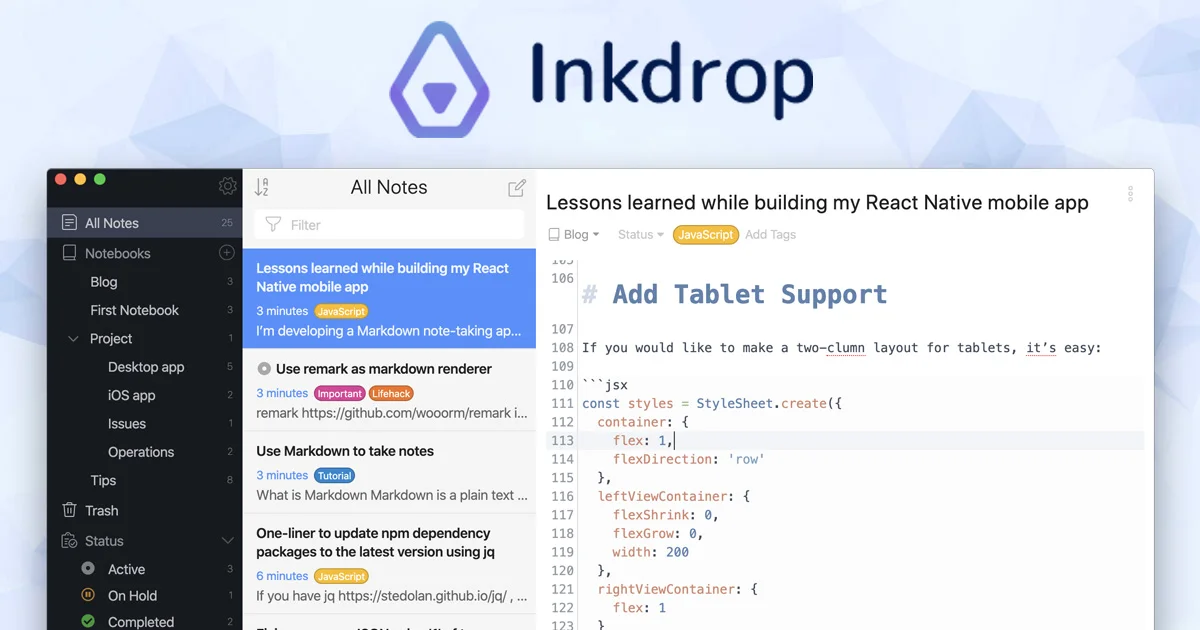 Inkdrop AI Notes
