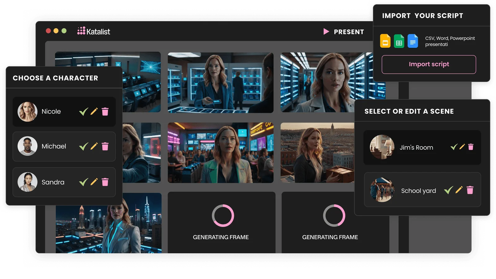 Katalist AI Storyboards