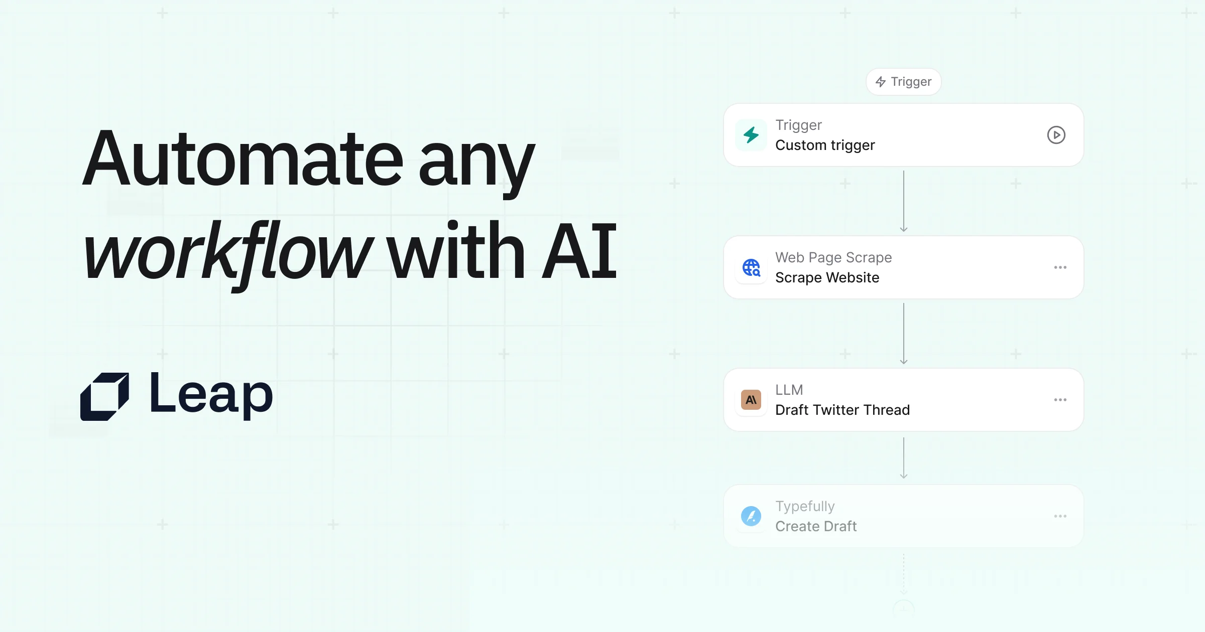 Leap AI Workflows