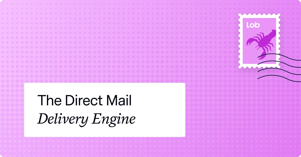 Lob AI Direct Mail
