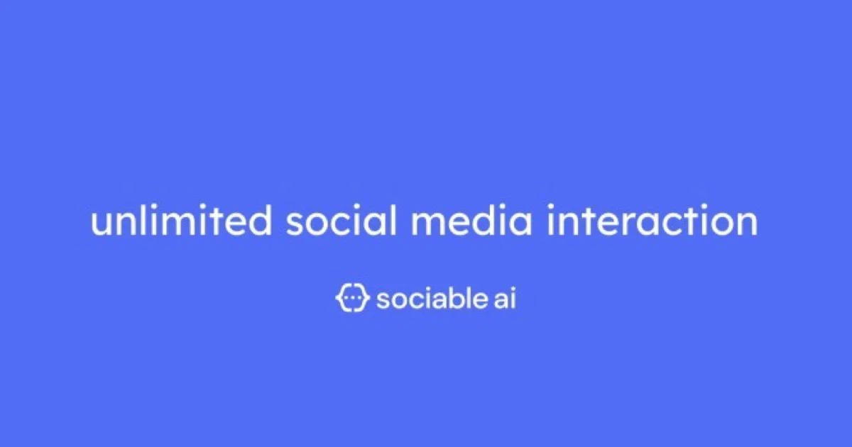 Sociable AI