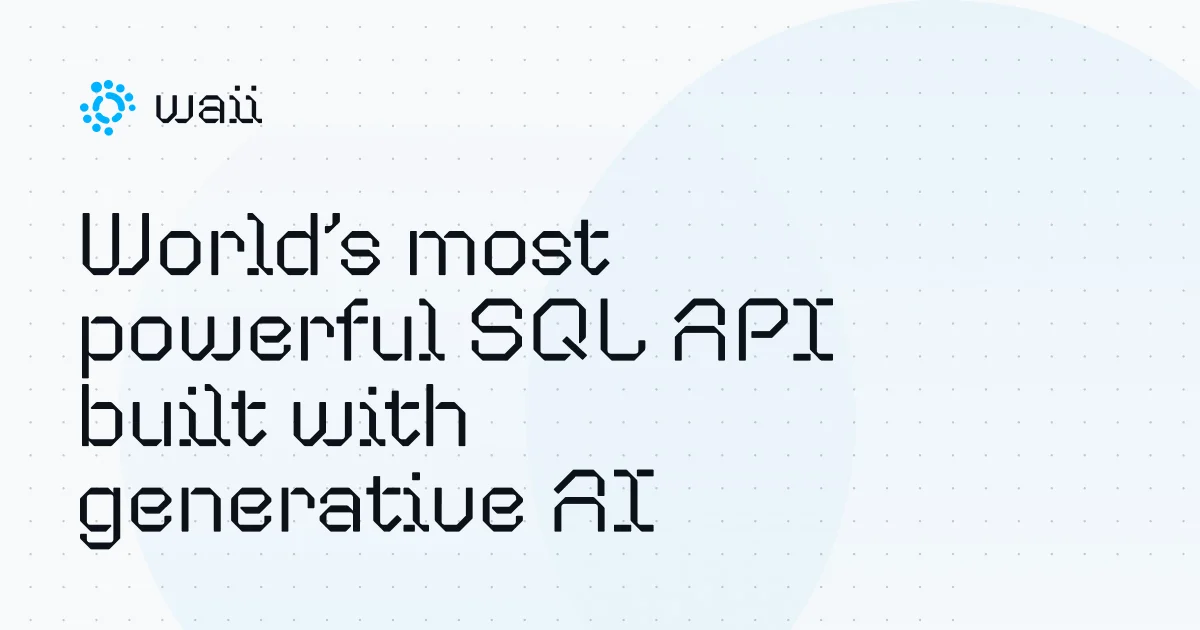 Waii AI SQL