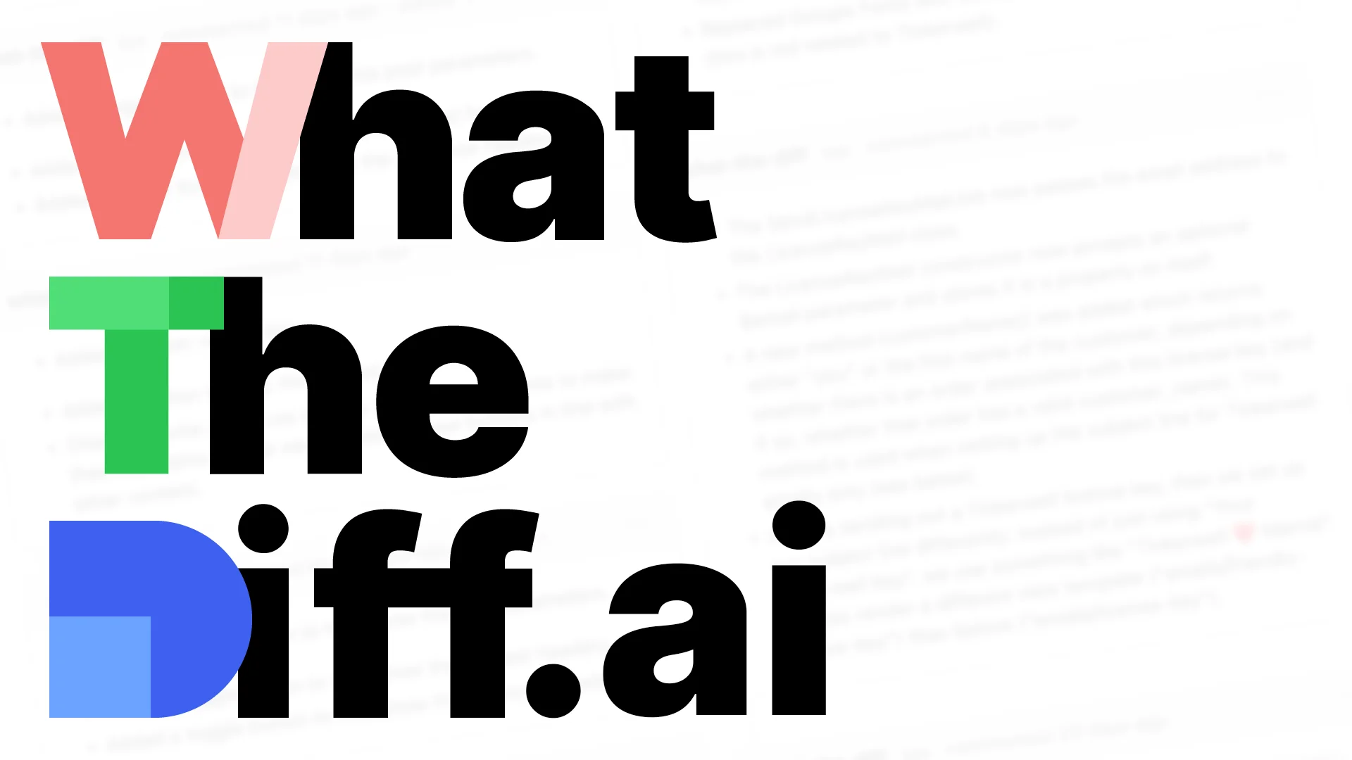 WhatTheDiff AI