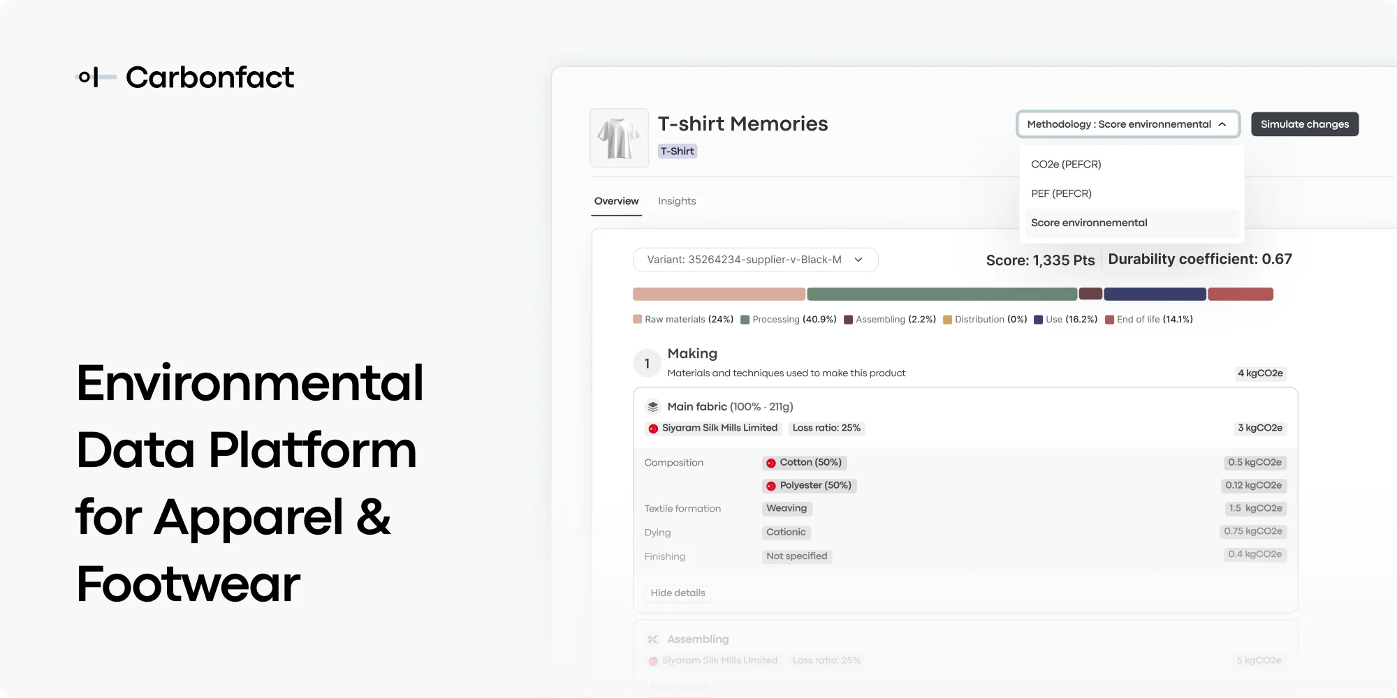 Carbonfact Fashion LCA