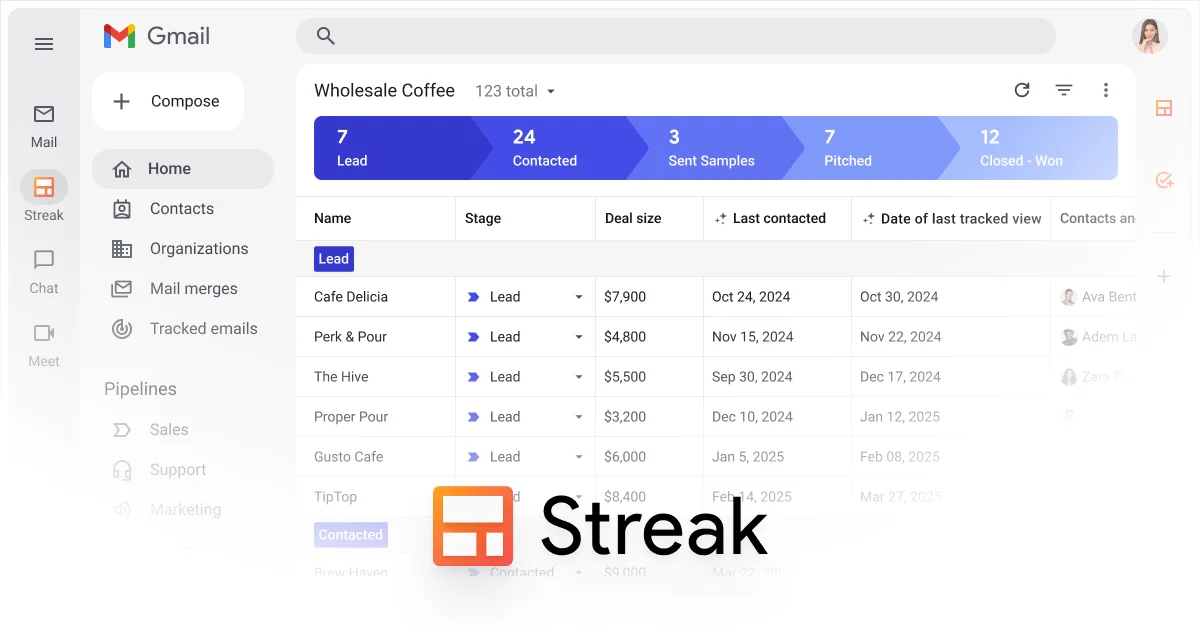 Streak CRM