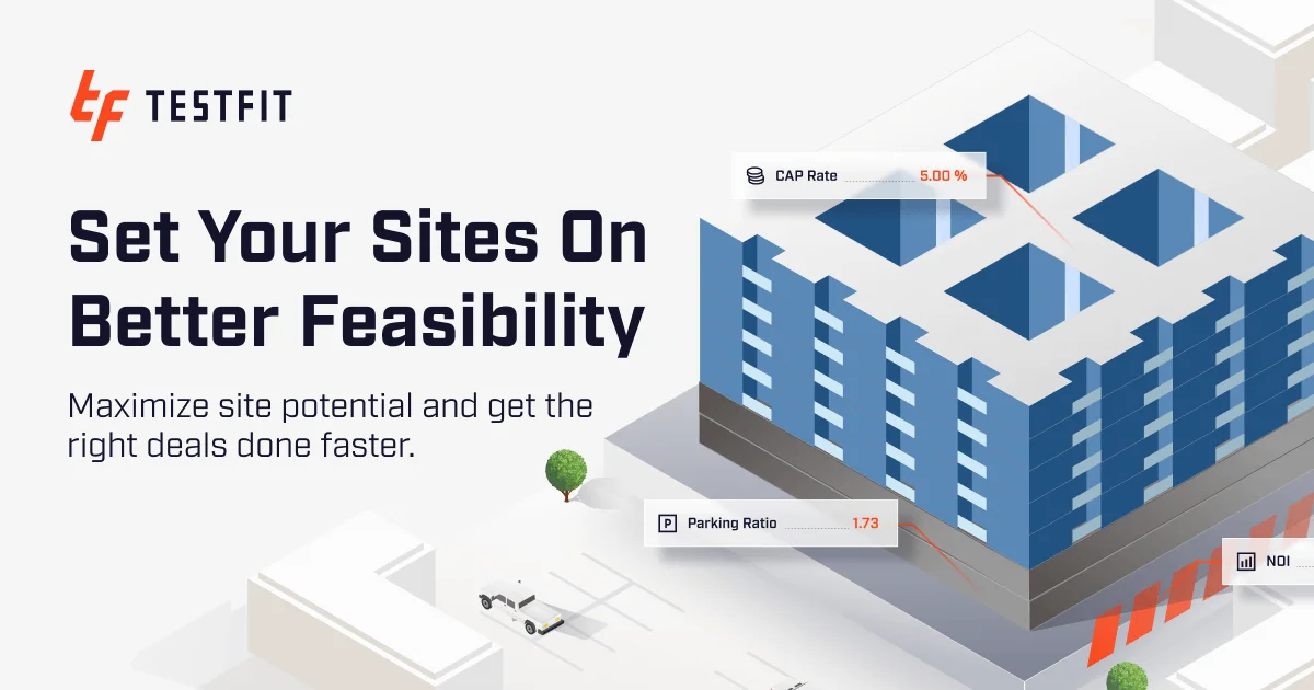 TestFit AI Site Plan