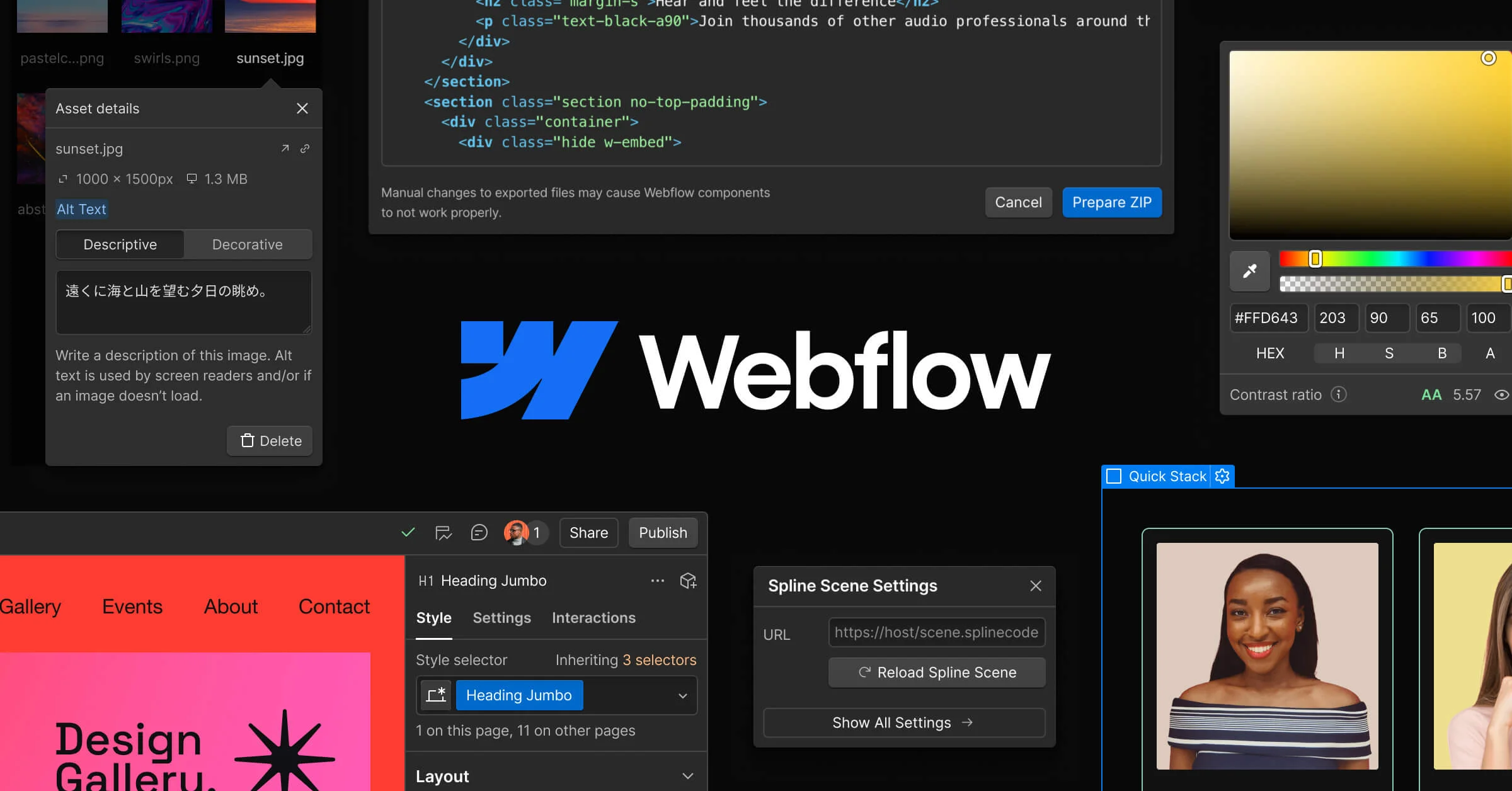 Webflow AI Website