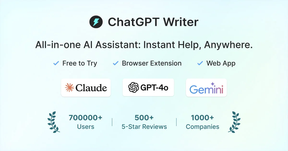 ChatGPT Writer (Jetwriter AI)