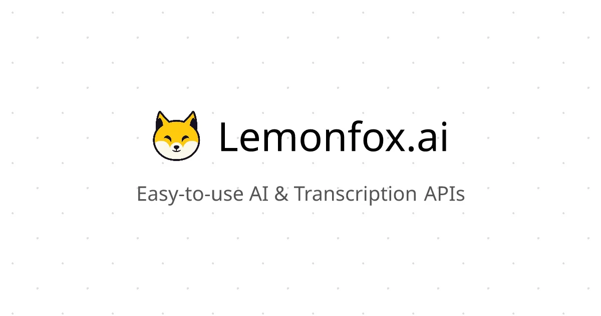 Lemonfox AI