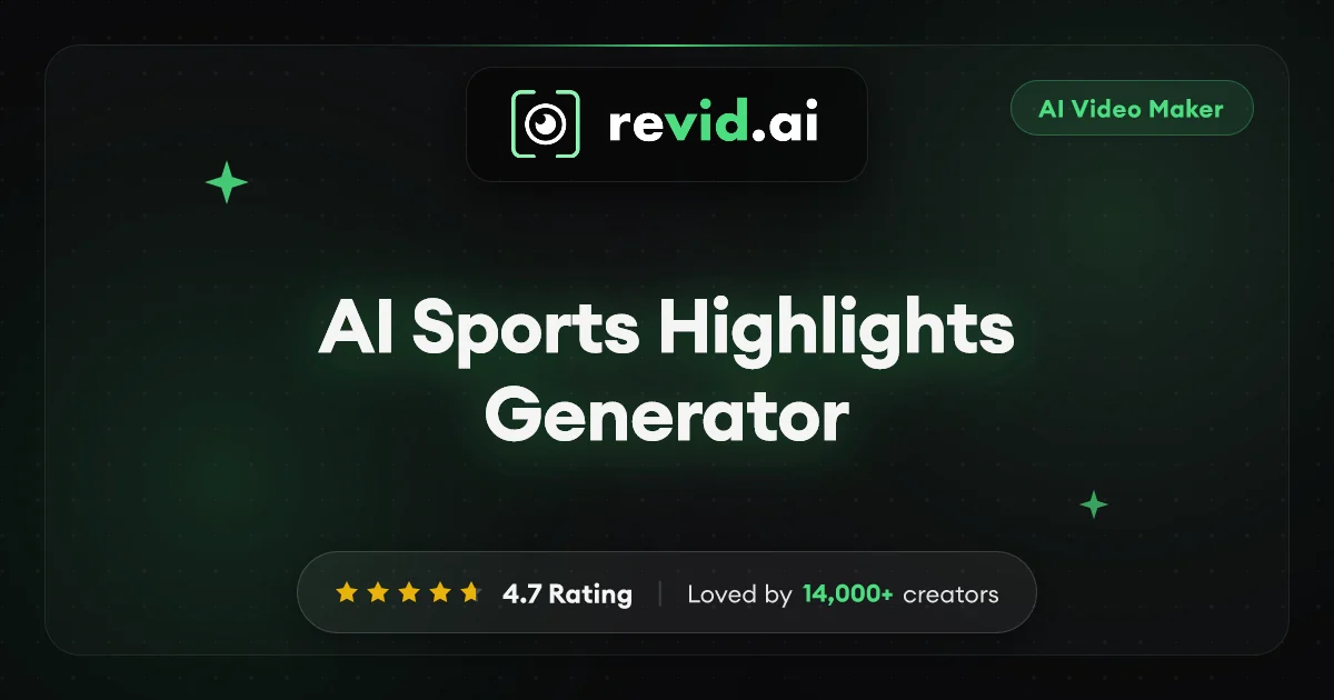 Revid AI Sports