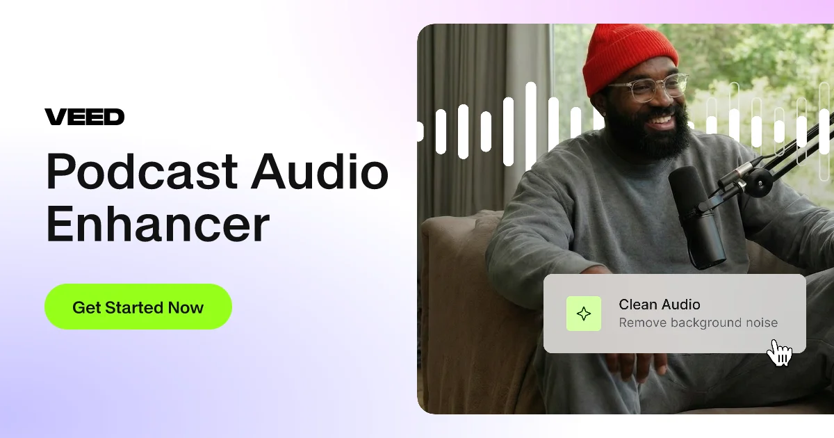 VEED Podcast Audio Enhancer