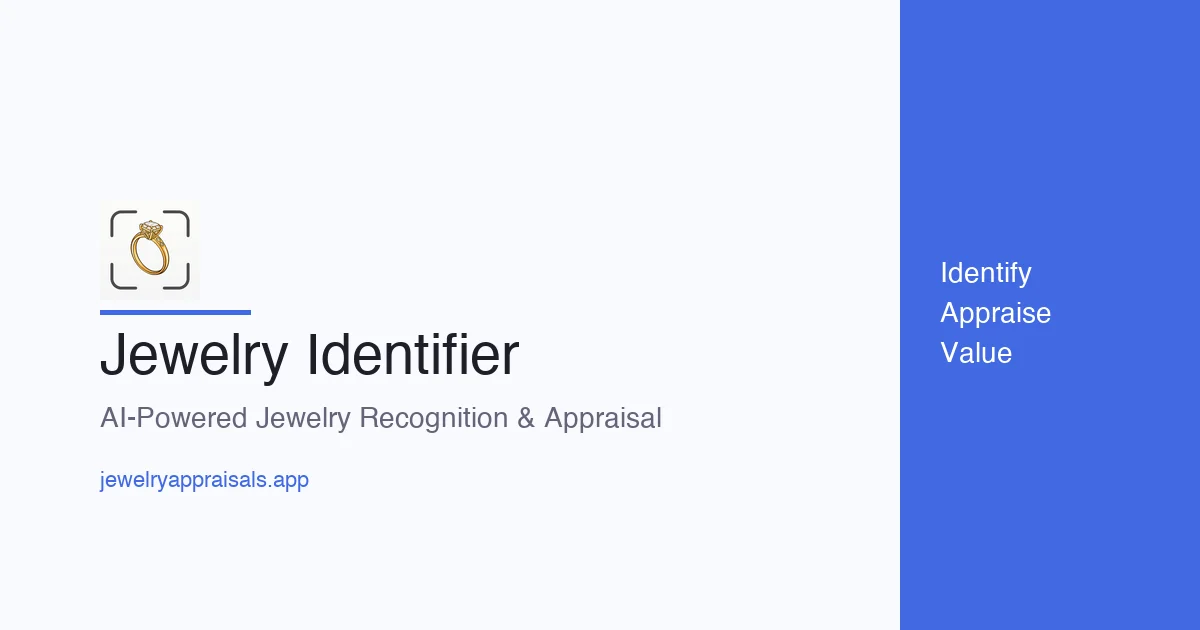 Jewelry Appraisals App
