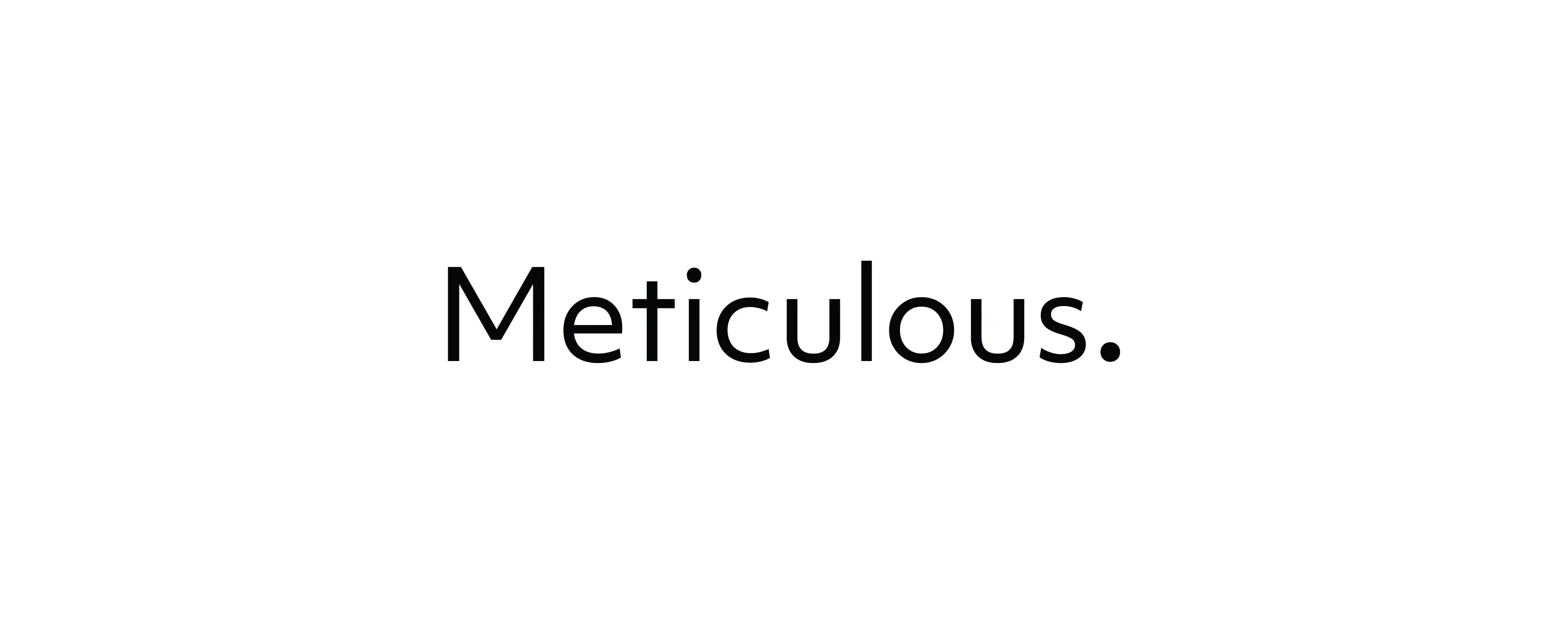 Meticulous Espresso