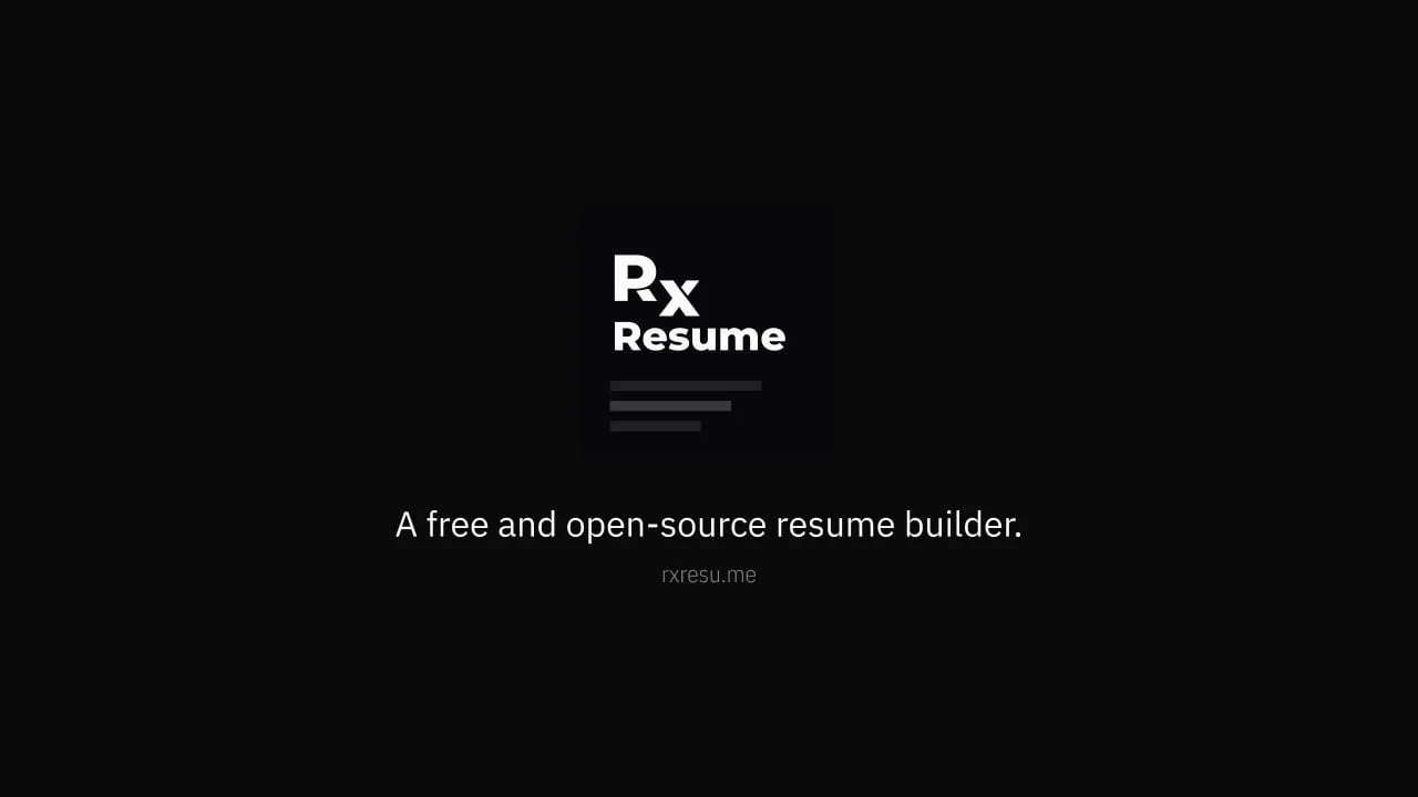Reactive Resume