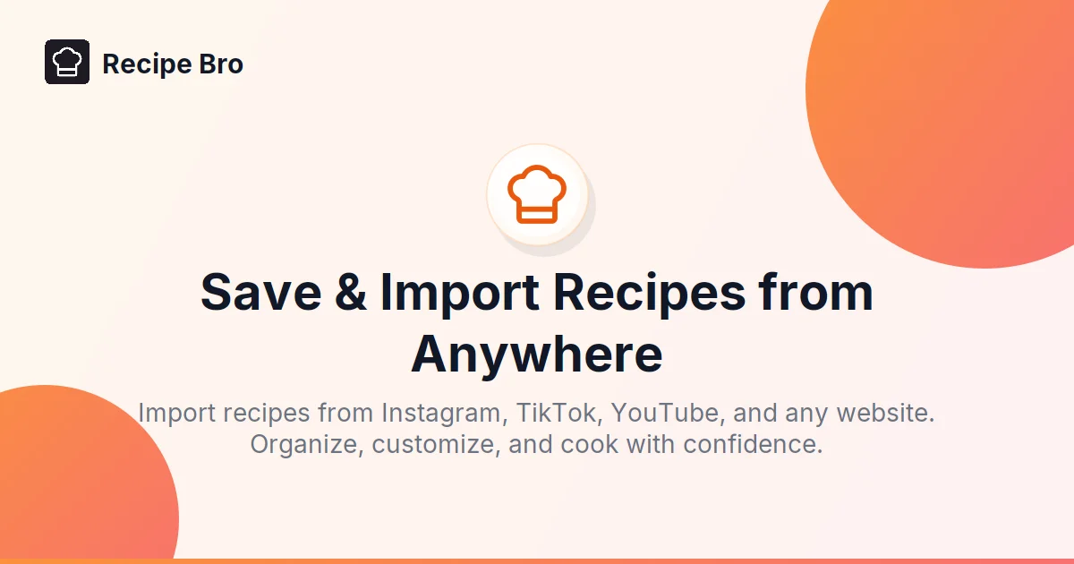Recipe Bro
