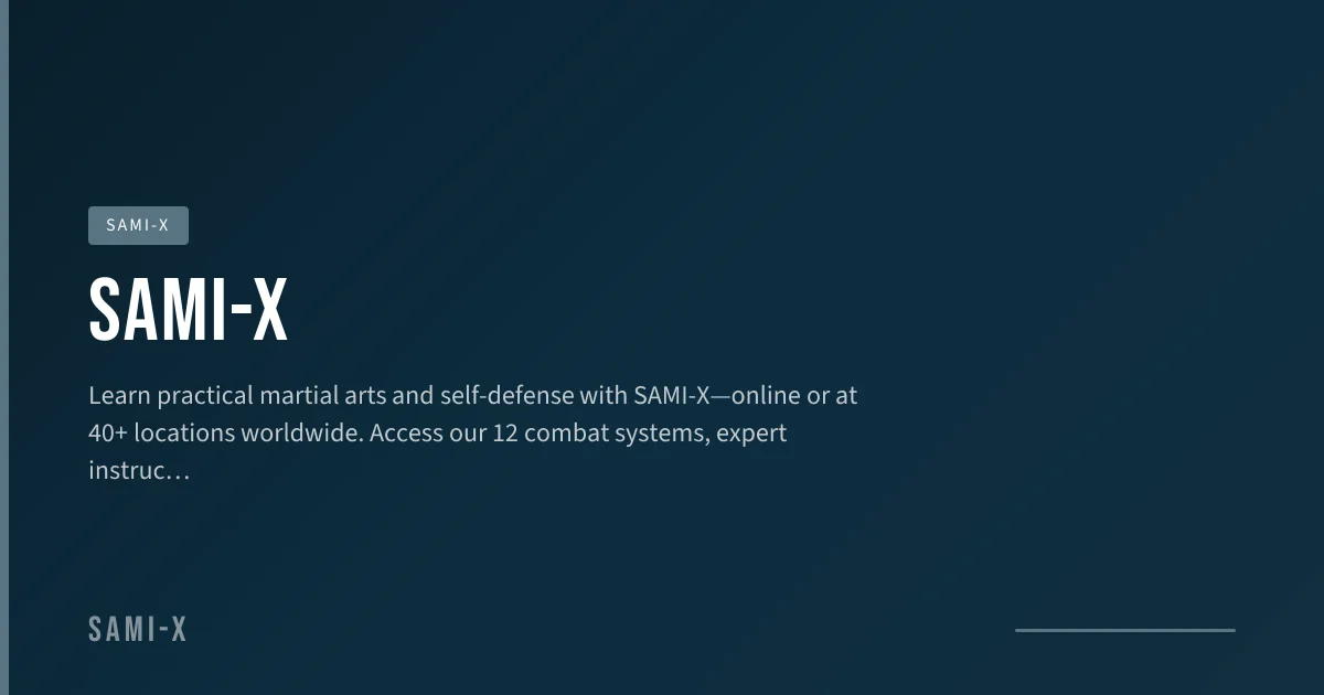 SAMI-X