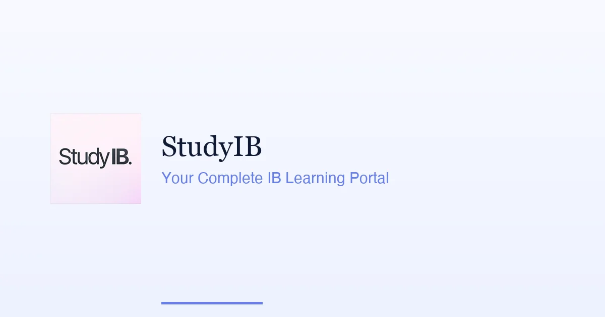 StudyIB