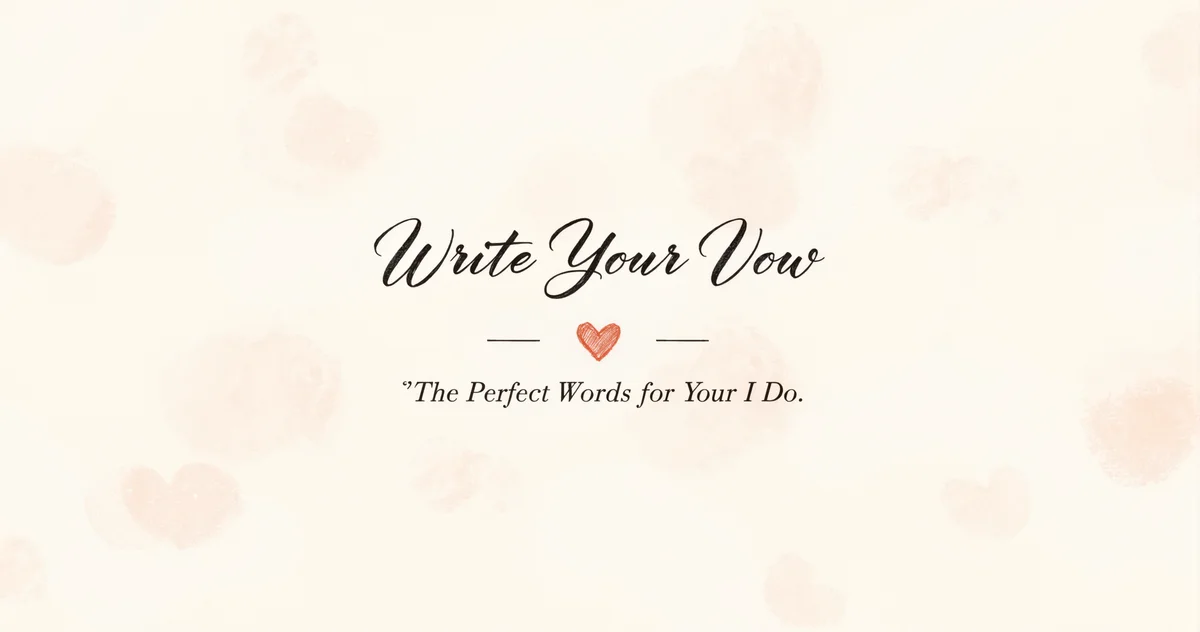 Write Your Vow