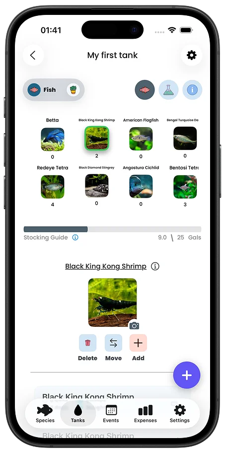 Aquarium Stocking Calculator