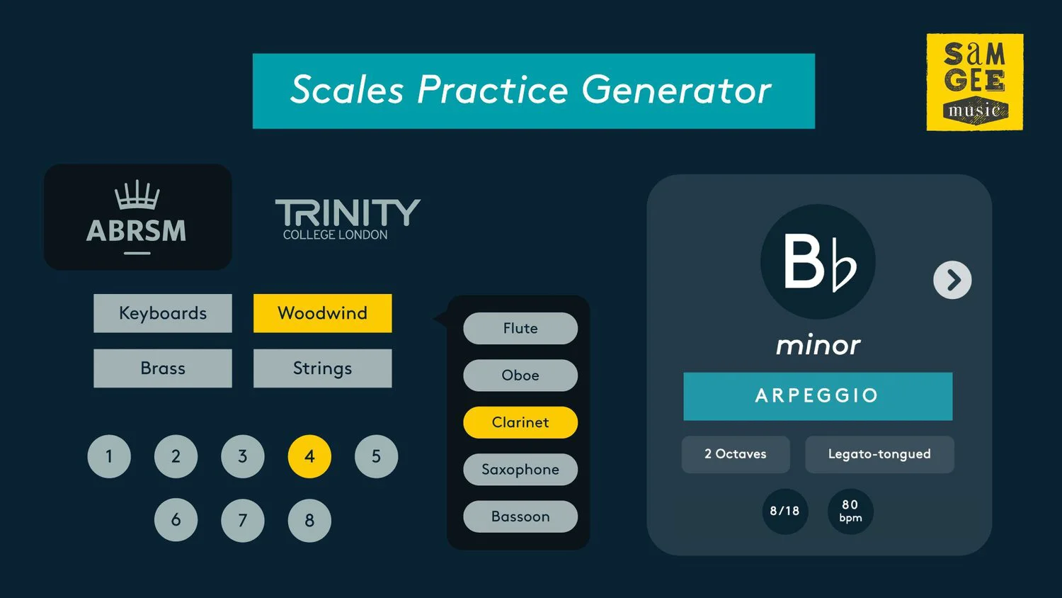 Scales Practice Generator