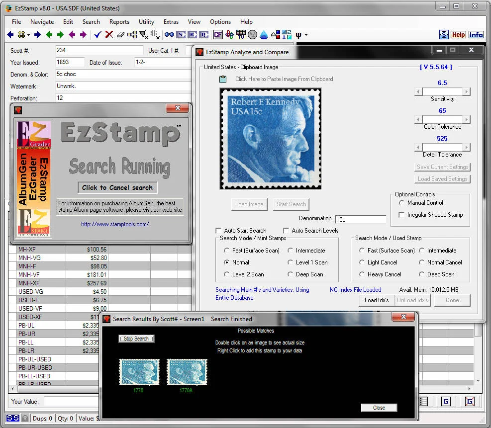 SRS Stamp Recognition