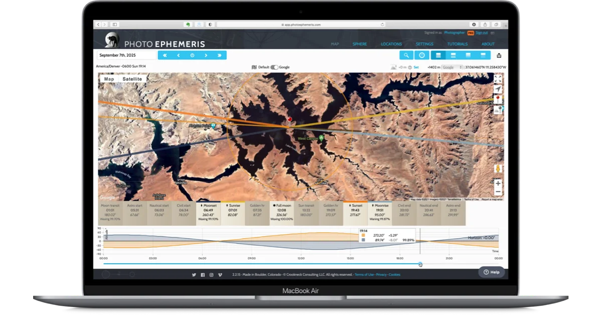 TPE – The Photographer's Ephemeris