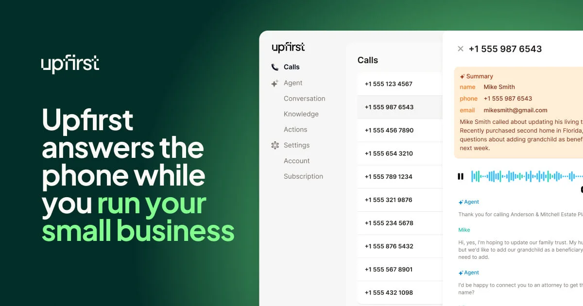 UpFirst AI