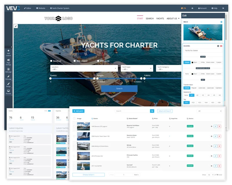 VEVS Yacht Charter